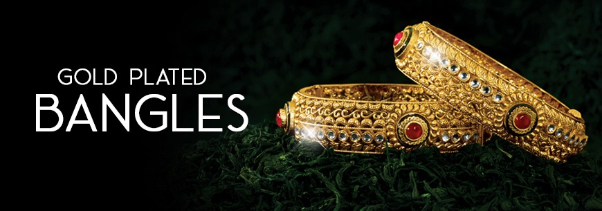 Gold Plated Bangles 