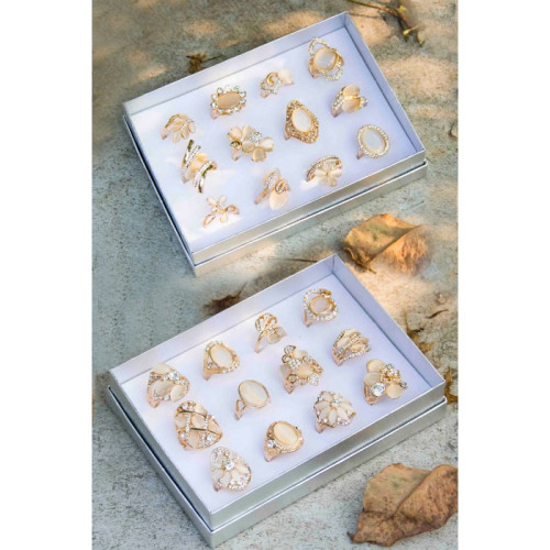 Monalisa Rings 24 PCs Combo 1600