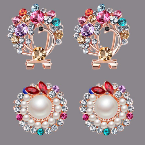 Arihant Combo of Multicolor CZ Earrings 70231