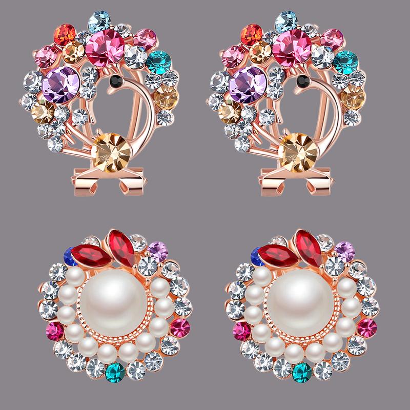 Arihant Combo of Multicolor CZ Earrings 70231