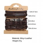 Arihant Multi Layered Lather Bracelet for Men 49087