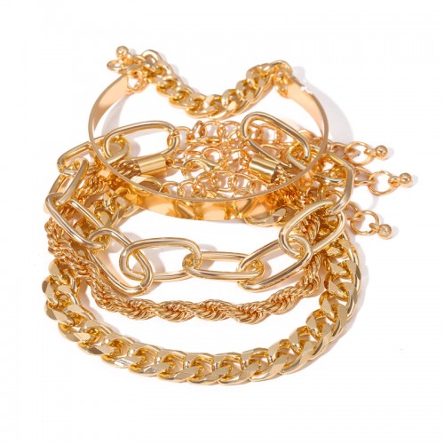 Arihant Stunning Gold Plated Multi Strand Bracelet...