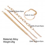 Arihant Stunning Gold Plated Multi Strand Bracelet Jewellery For Women