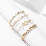 Arihant Marvellous Gold Plated Multi Strand Bracelet For Women