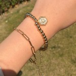 Arihant Jewellery For Women Gold Plated Alphabetical "C" Bracelet