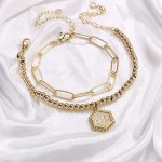 Arihant Jewellery For Women Gold Plated Alphabetical "J" Bracelet