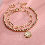 Arihant Jewellery For Women Gold Plated Alphabetical "K" Bracelet