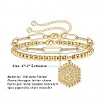 Arihant Jewellery For Women Gold Plated Alphabetical "K" Bracelet