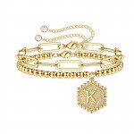 Arihant Jewellery For Women Gold Plated Alphabetical "K" Bracelet