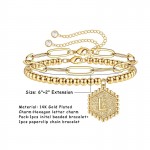 Arihant Jewellery For Women Gold Plated Alphabetical "L" Bracelet