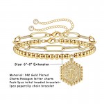 Arihant Jewellery For Women Gold Plated Alphabetical "T" Bracelet