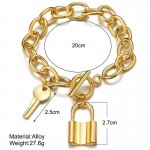 Arihant Jewellery For Women Gold-Toned Gold Plated Locke Bracelet