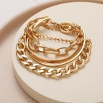 Arihant Jewellery For Women Gold-Toned Gold Plated Bracelet Combo