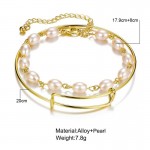 Arihant Jewellery For Women Set of 2 Pearl and Classic Bracelet