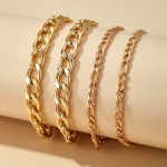 Arihant Gold Toned & Gold-Plated Set of 4 Trendy Stackable Bracelet Set For Women and Girls