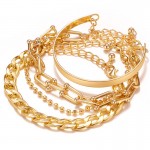Arihant Gold Plated Set of 4 Contemporary Bracelet Set For Women and Girls