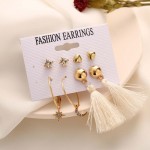 Arihant Wonderful AD Gold Plated Earrings with Necklace for Women/Girls 49534