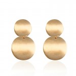 Arihant Elegant Circular Unique Metal Brilliant Drop Earrings For Women/Girls 45059