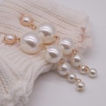 Arihant Scintillating Chunky Statement Pearl Drop Earrings For Women/Girls 45061