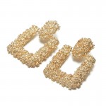Arihant Marvelous Handcrafted Geometric Golden Dangle Earrings For Women/Girls 45072