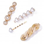 Arihant Heart Design Pearl Hair Clips Jewellery For Women 6604