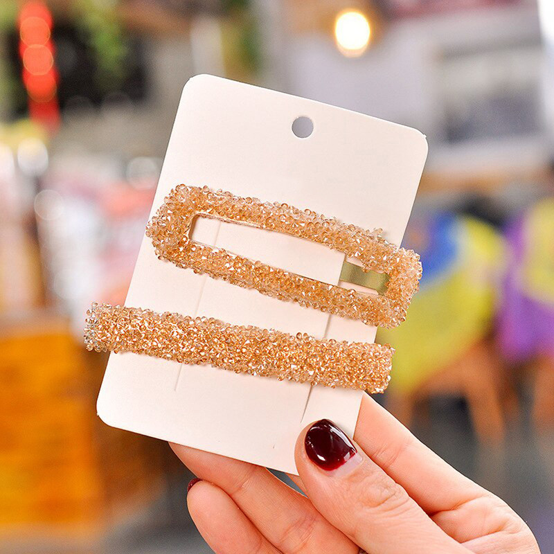 Arihant Stunning Crystal Gold Plated Hairclips for Women/Girls