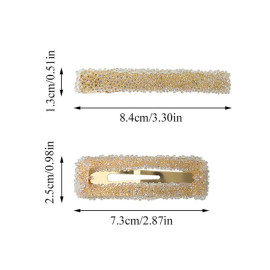 Arihant Stunning Crystal Gold Plated Hairclips for Women/Girls