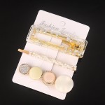 Arihant Stylish Pearl Gold Plated Hairclips for Women/Girls