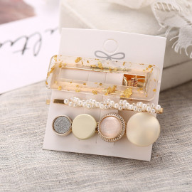 Arihant Mesmerizing Pearl Gold Plated Hairclips for Women/Girls