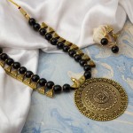 Arihant Black Copper Plated Pearl Necklace Set 44000