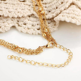 Arihant Moon Triple Layered Fashion Necklace for Women/Girls 44085