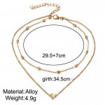 Arihant Elegant Heart Inspired Double Layered Fascinating Necklace for Women/Girls 44086