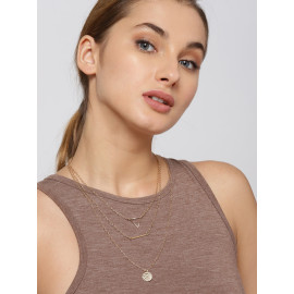 Arihant Geometric Multi Layered Ravishing Necklace for Women/Girls 44089