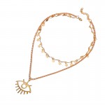 Arihant Wonderful Eyes Design Gold Plated Necklace For Women/Girls 44168