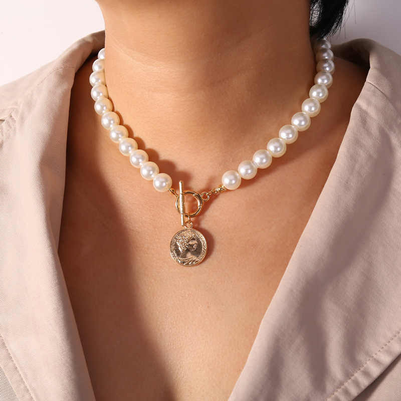 Arihant Plushy Pearl Gold Plated Necklace Women/Girls 44179