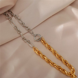 Arihant Trendy Dual Plated Chain Necklace For Women/Girls 44190