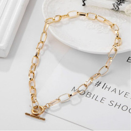 Arihant Amazing Lock Bold Gold Plated Necklace For Women/Girls 44193