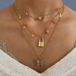 Arihant Jewellery For Women Gold Plated Layered Necklace 44204