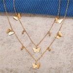 Arihant Jewellery For Women Gold Plated Layered Necklace 44207