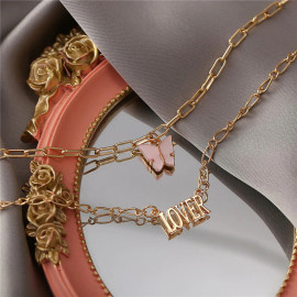 Arihant Jewellery For Women Multicolor Gold Plated Layered Necklace 44209