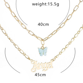 Arihant Jewellery For Women Multi Gold Plated Layered Necklace 44211
