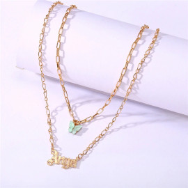 Arihant Jewellery For Women Multi Gold Plated Layered Necklace 44211