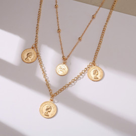Arihant Jewellery For Women Gold Plated Layered Necklace 44212