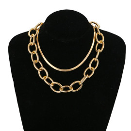 Arihant Jewellery For Women Gold Plated Layered Necklace 44214