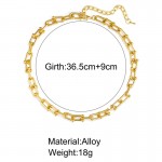 Arihant Jewellery For Women Gold Plated Layered Necklace 44216