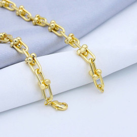 Arihant Jewellery For Women Gold Plated Layered Necklace 44216