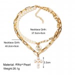 Arihant Jewellery For Women Gold Plated Layered Necklace 44219