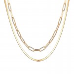 Arihant Jewellery For Women Gold Plated Gold Toned Layered Necklace 44223