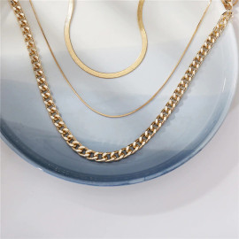Arihant Jewellery For Women Gold Plated Gold-Toned Layered Necklace 44224