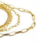 Arihant Stunning Gold Plated Multi Layered Necklace Jewellery For Women